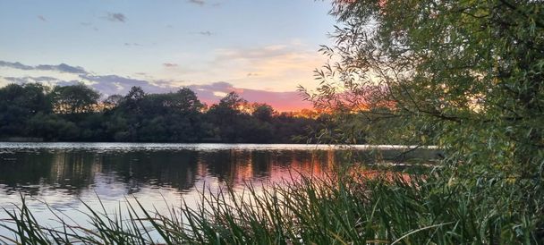 Sunset over Mapperley Reservoir